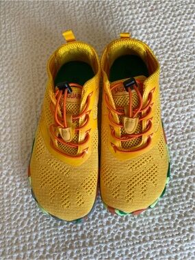 Saguaro Women's Yellow Lightweight Knit Sneakers